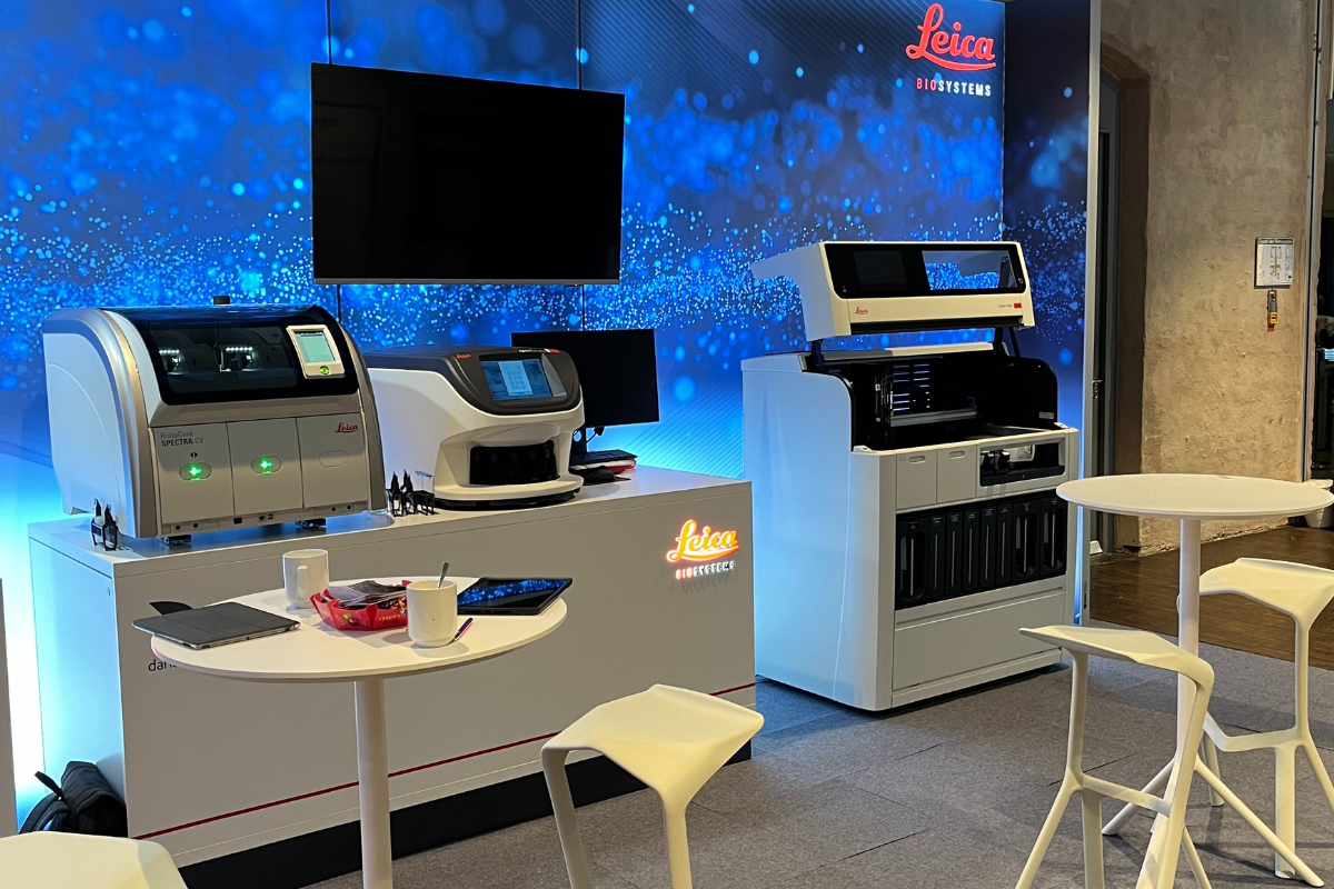 Leica Biosystems Messestand